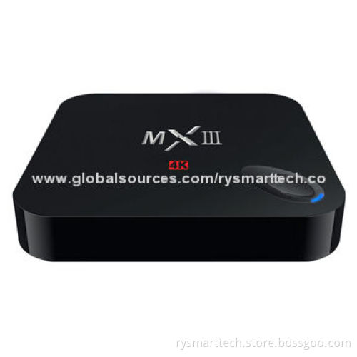 Upgraded MX2 Quad-core 2.0GHz 8GB ROM 2.4G/5G Wi-Fi Ultra HD 4K Amlogic S802 MXiii TV Box